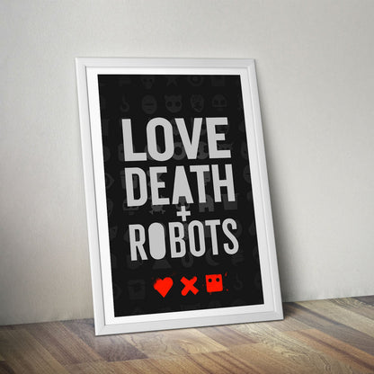 Flex Designs Poster Love, Death & Robots 8 x 10" Home Goods - TV Show 2019 TV Show Poster