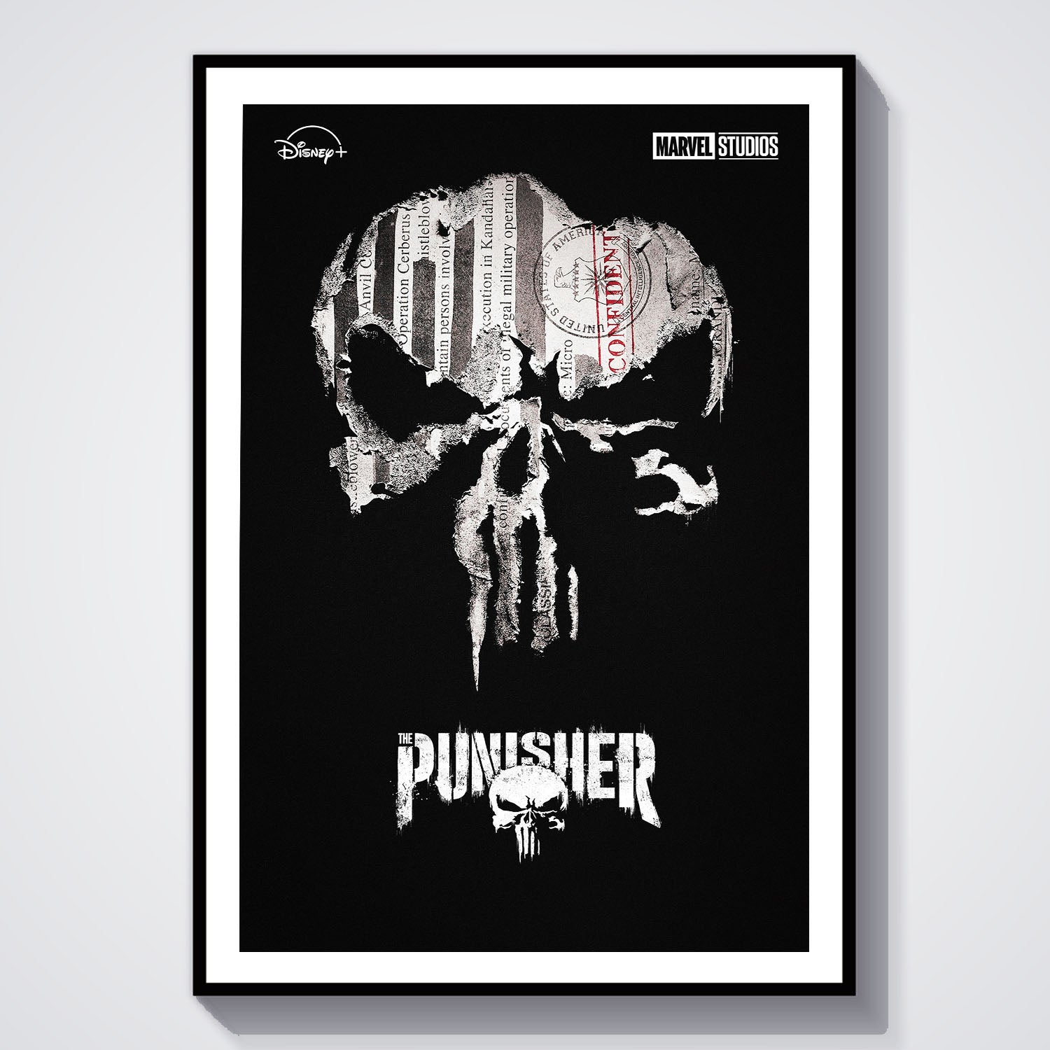 Flex Designs Poster Marvels The Punisher 8 x 10" Home Goods - TV Show 2017 TV Show Poster