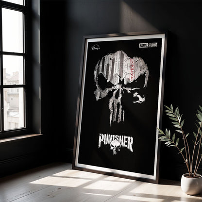 Flex Designs Poster Marvels The Punisher 8 x 10" Home Goods - TV Show 2017 TV Show Poster