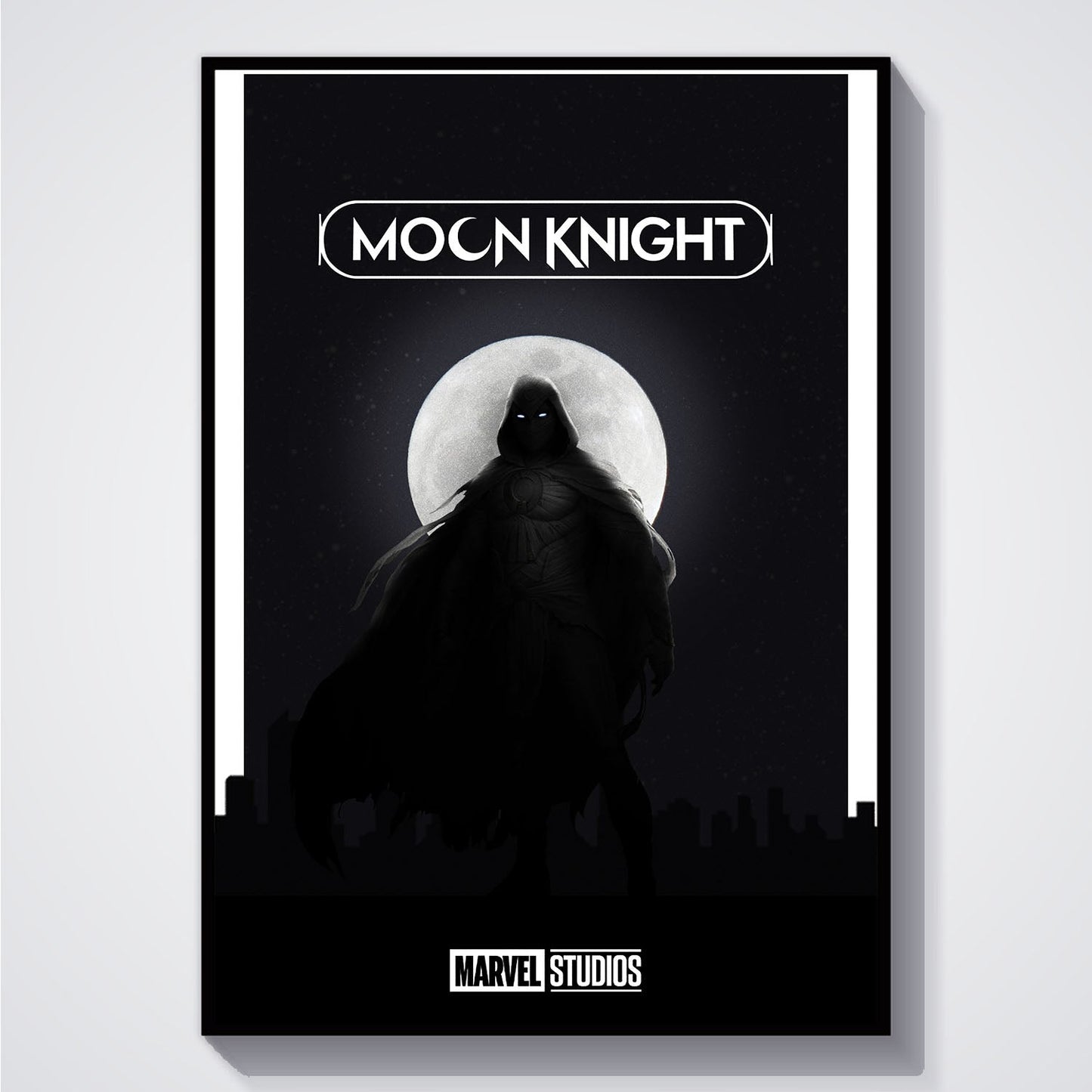 Flex Designs Poster Moon Knight Dark Minimalist 5 x 7" Home Goods - TV Show 2022 TV Show Poster