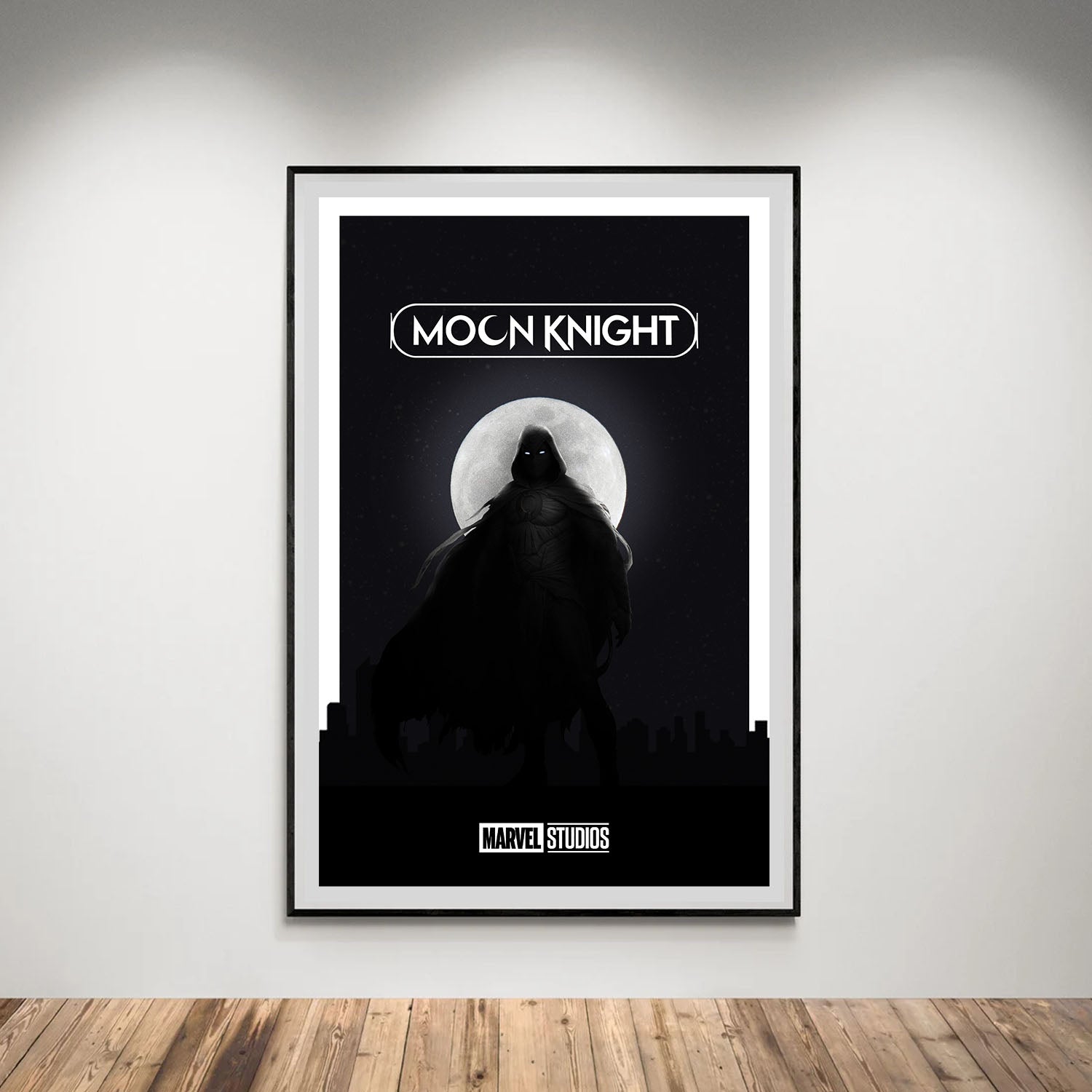 Flex Designs Poster Moon Knight Dark Minimalist 5 x 7" Home Goods - TV Show 2022 TV Show Poster