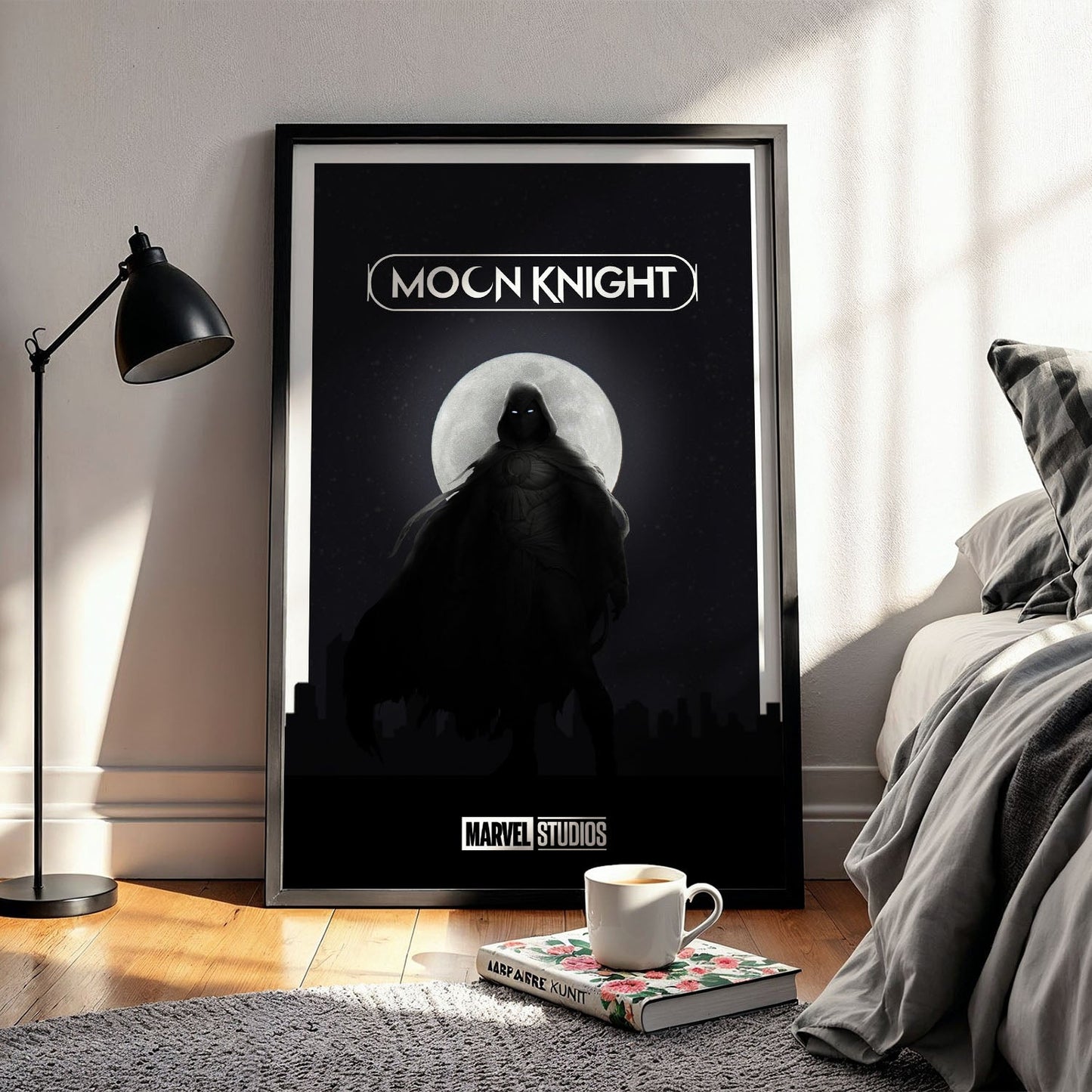 Flex Designs Poster Moon Knight Dark Minimalist 5 x 7" Home Goods - TV Show 2022 TV Show Poster
