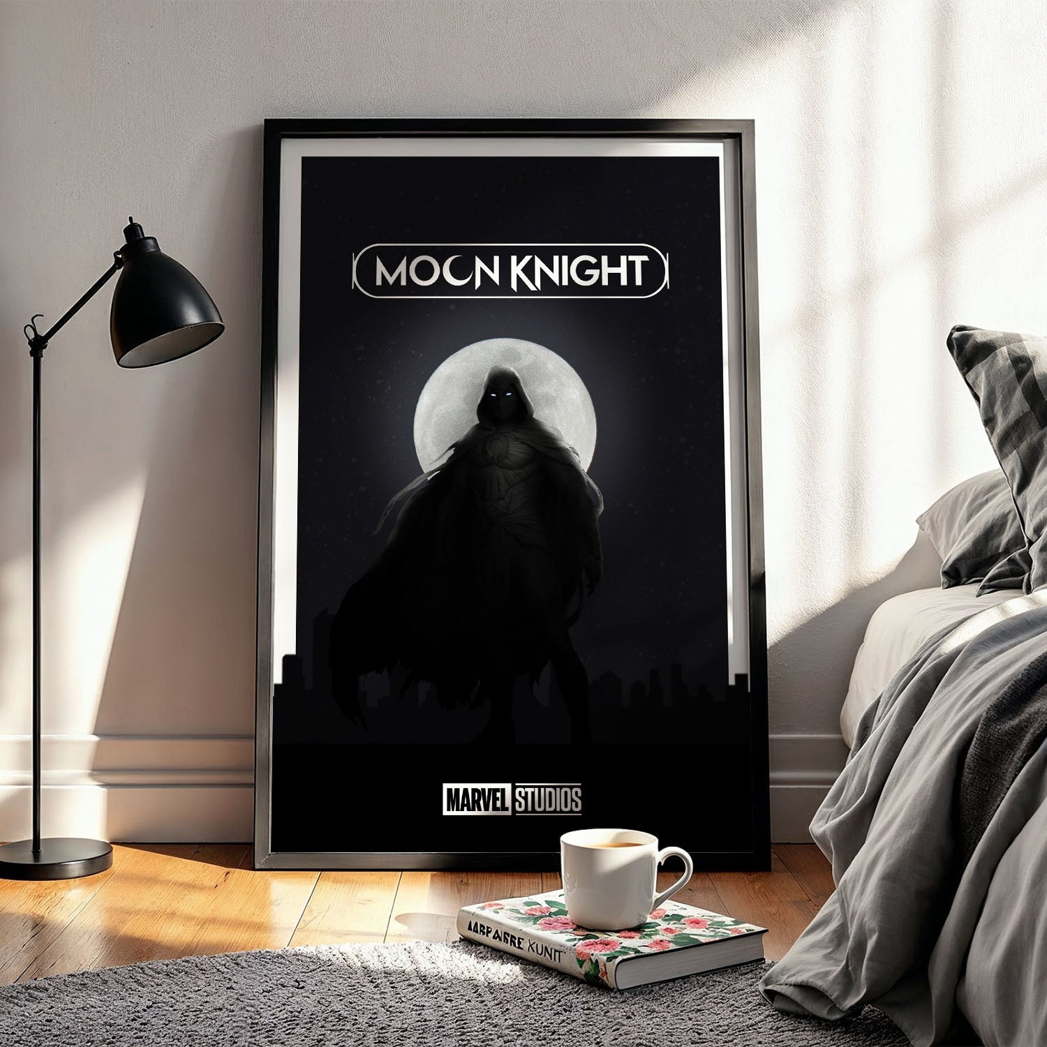 Flex Designs Poster Moon Knight Dark Minimalist 5 x 7" Home Goods - TV Show 2022 TV Show Poster