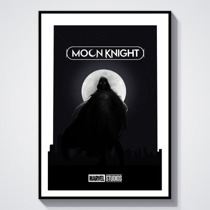 Flex Designs Poster Moon Knight Dark Minimalist 8 x 10" Home Goods - TV Show 2022 TV Show Poster