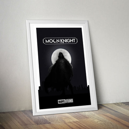 Flex Designs Poster Moon Knight Dark Minimalist 8 x 10" Home Goods - TV Show 2022 TV Show Poster