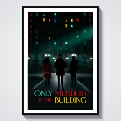 Flex Designs Poster Only Murders in the Building Minimalist 8 x 10" Home Goods - TV Show 2021 TV Show Poster
