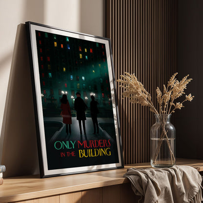 Flex Designs Poster Only Murders in the Building Minimalist 8 x 10" Home Goods - TV Show 2021 TV Show Poster