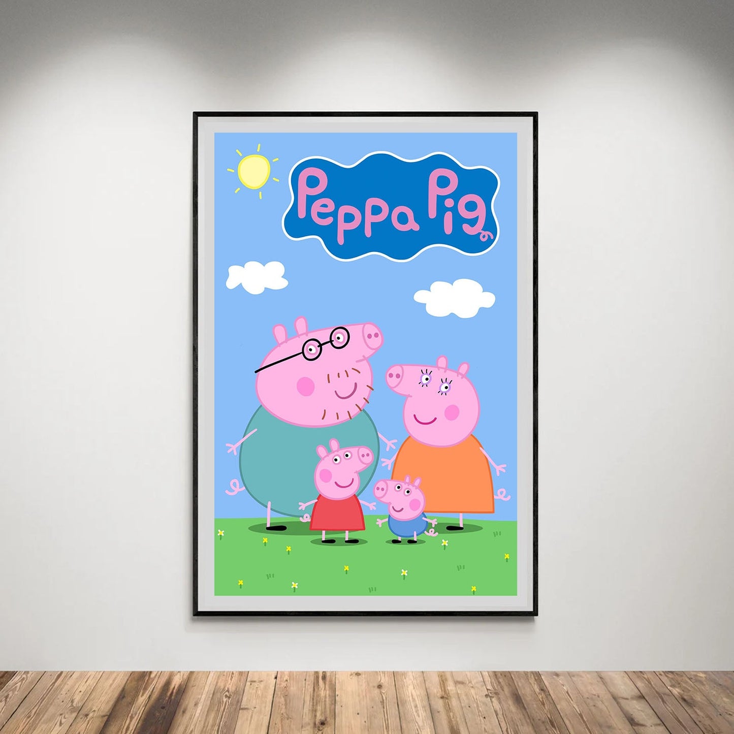 Flex Designs Poster Peppa Pig 5 x 7" Home Goods - TV Show 2004 TV Show Poster