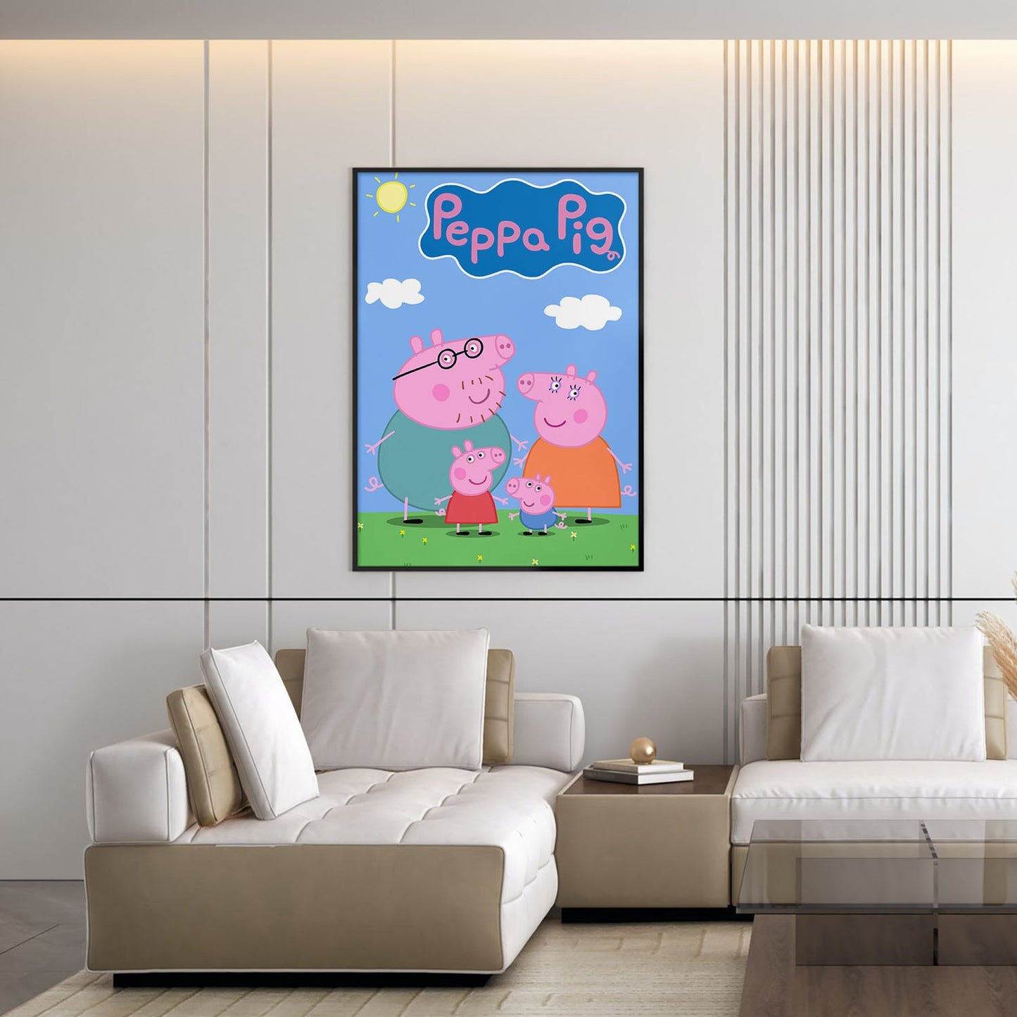 Flex Designs Poster Peppa Pig 5 x 7" Home Goods - TV Show 2004 TV Show Poster