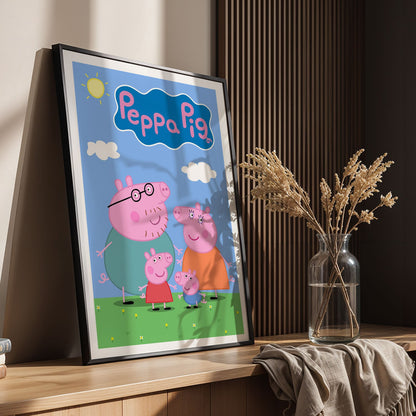 Flex Designs Poster Peppa Pig 8 x 10" Home Goods - TV Show 2004 TV Show Poster