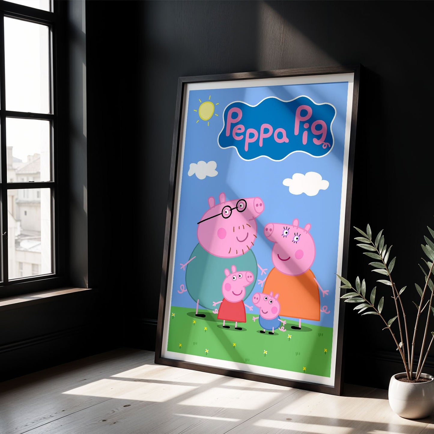 Flex Designs Poster Peppa Pig 8 x 10" Home Goods - TV Show 2004 TV Show Poster