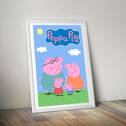 Flex Designs Poster Peppa Pig 8 x 10" Home Goods - TV Show 2004 TV Show Poster