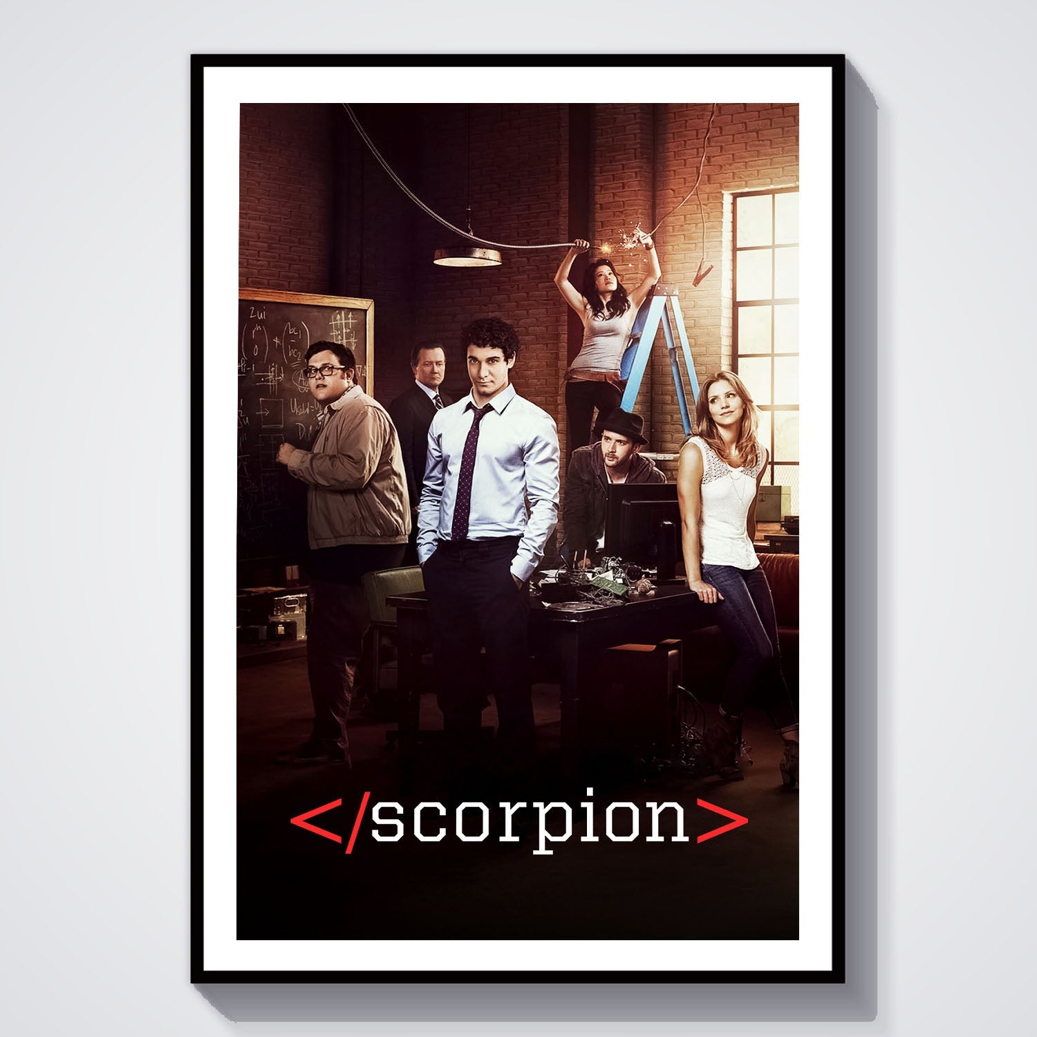 Flex Designs Poster Scorpion 8 x 10" Home Goods - TV Show 2014 TV Show Poster