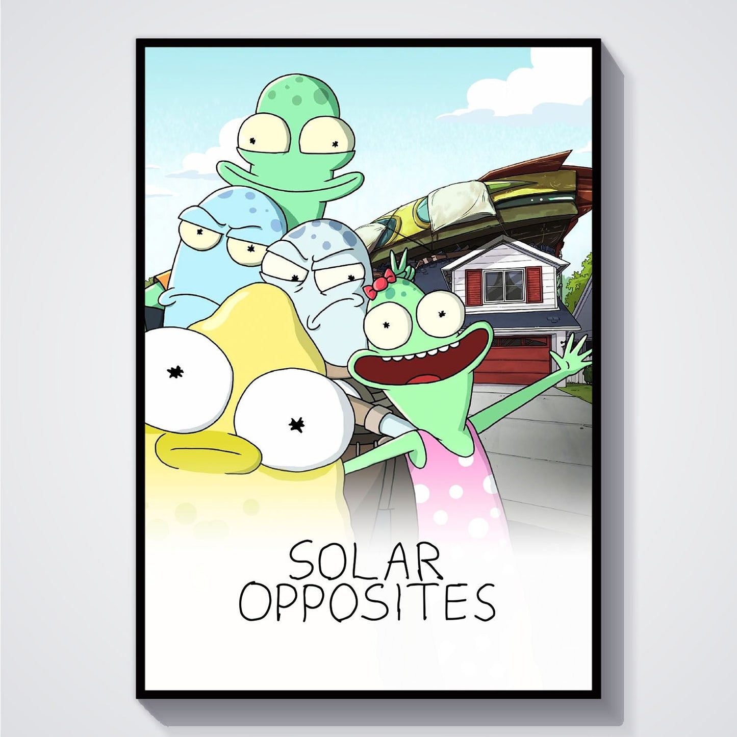 Flex Designs Poster Solar Opposites 5 x 7" Home Goods - TV Show 2020 TV Show Poster