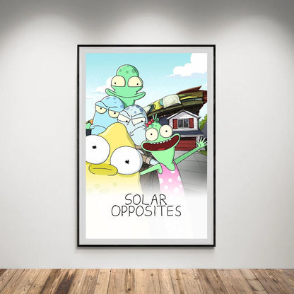 Flex Designs Poster Solar Opposites 5 x 7" Home Goods - TV Show 2020 TV Show Poster