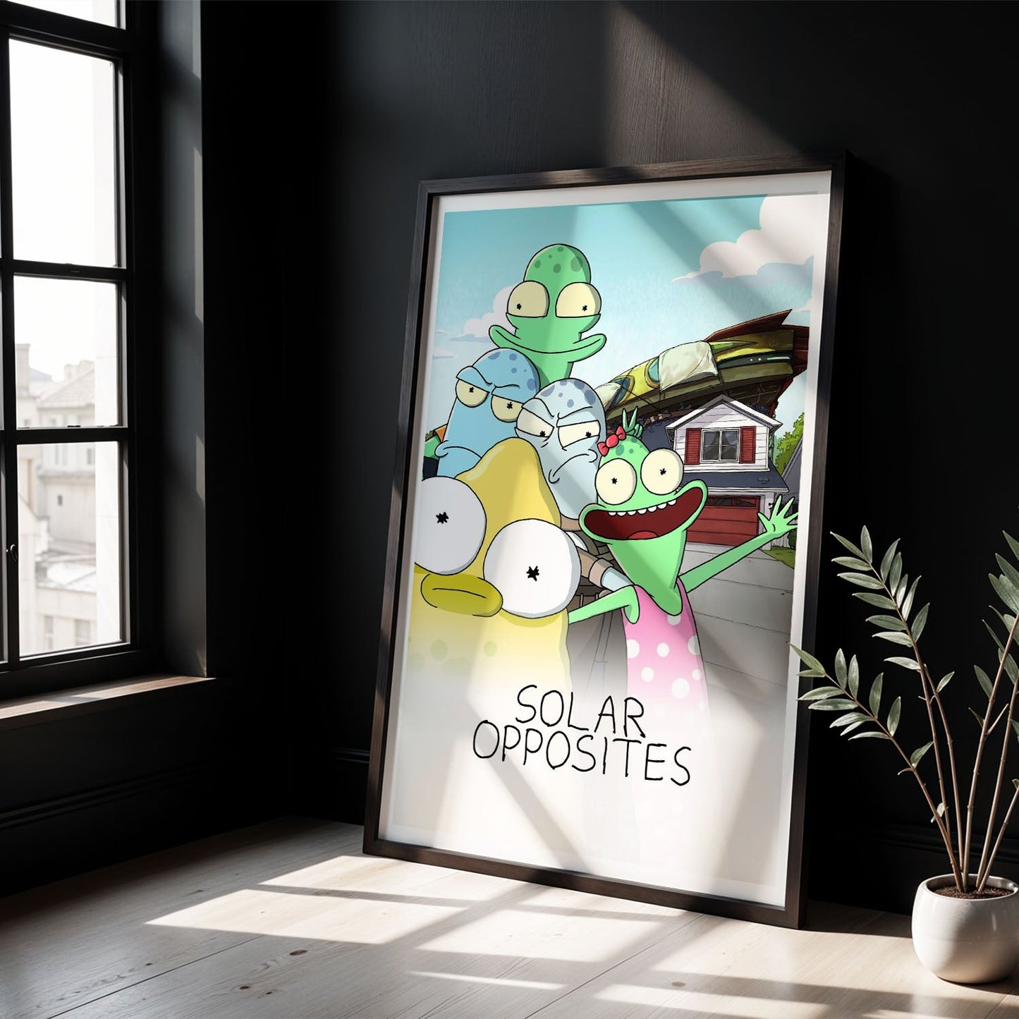 Flex Designs Poster Solar Opposites 8 x 10" Home Goods - TV Show 2020 TV Show Poster