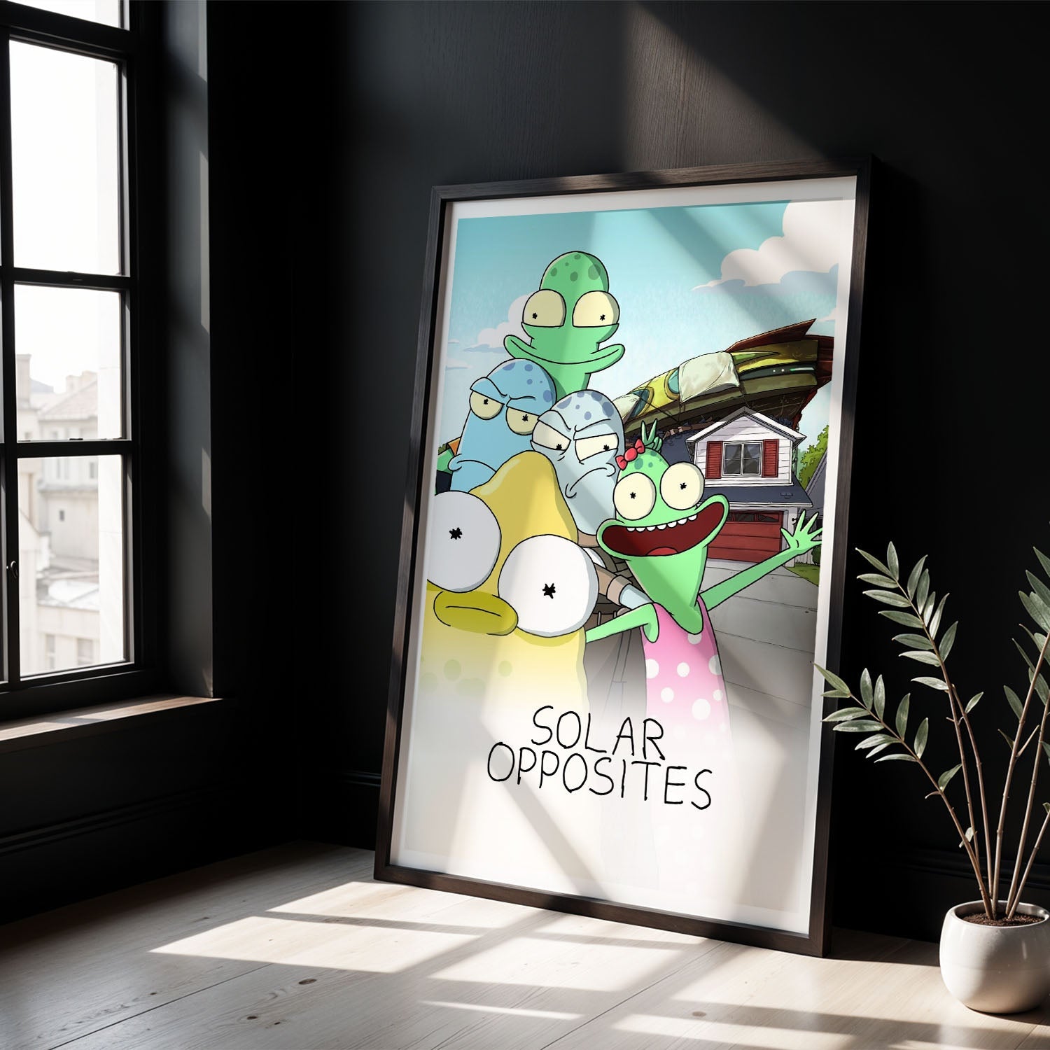 Flex Designs Poster Solar Opposites 8 x 10" Home Goods - TV Show 2020 TV Show Poster