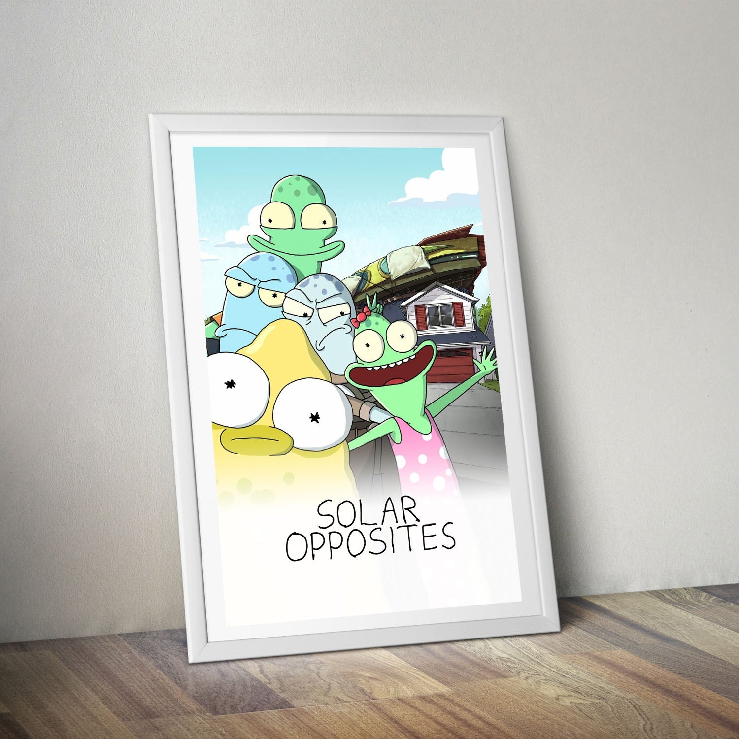 Flex Designs Poster Solar Opposites 8 x 10" Home Goods - TV Show 2020 TV Show Poster