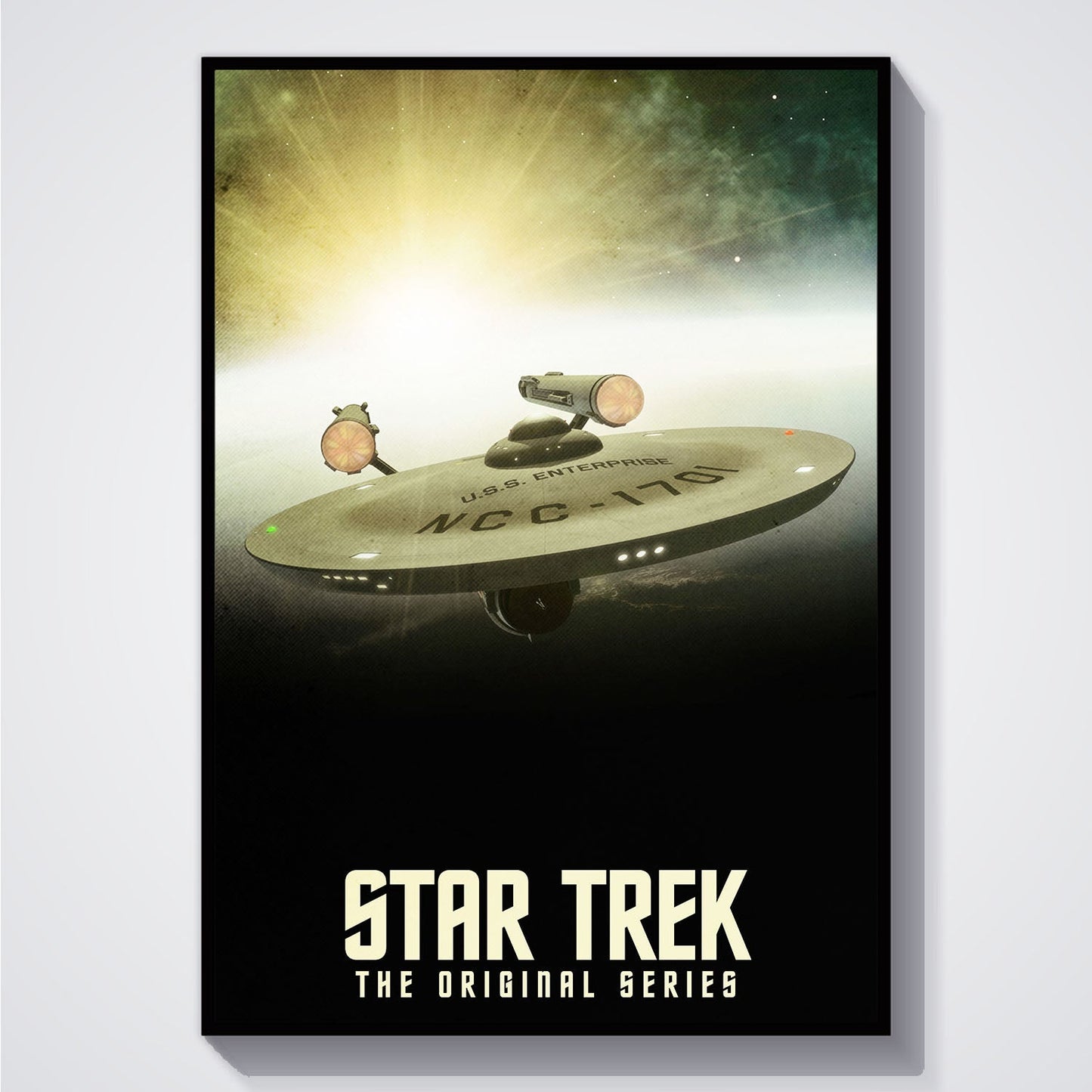 Flex Designs Poster Star Trek Key Art 5 x 7" Home Goods - TV Show 1966 TV Show Poster