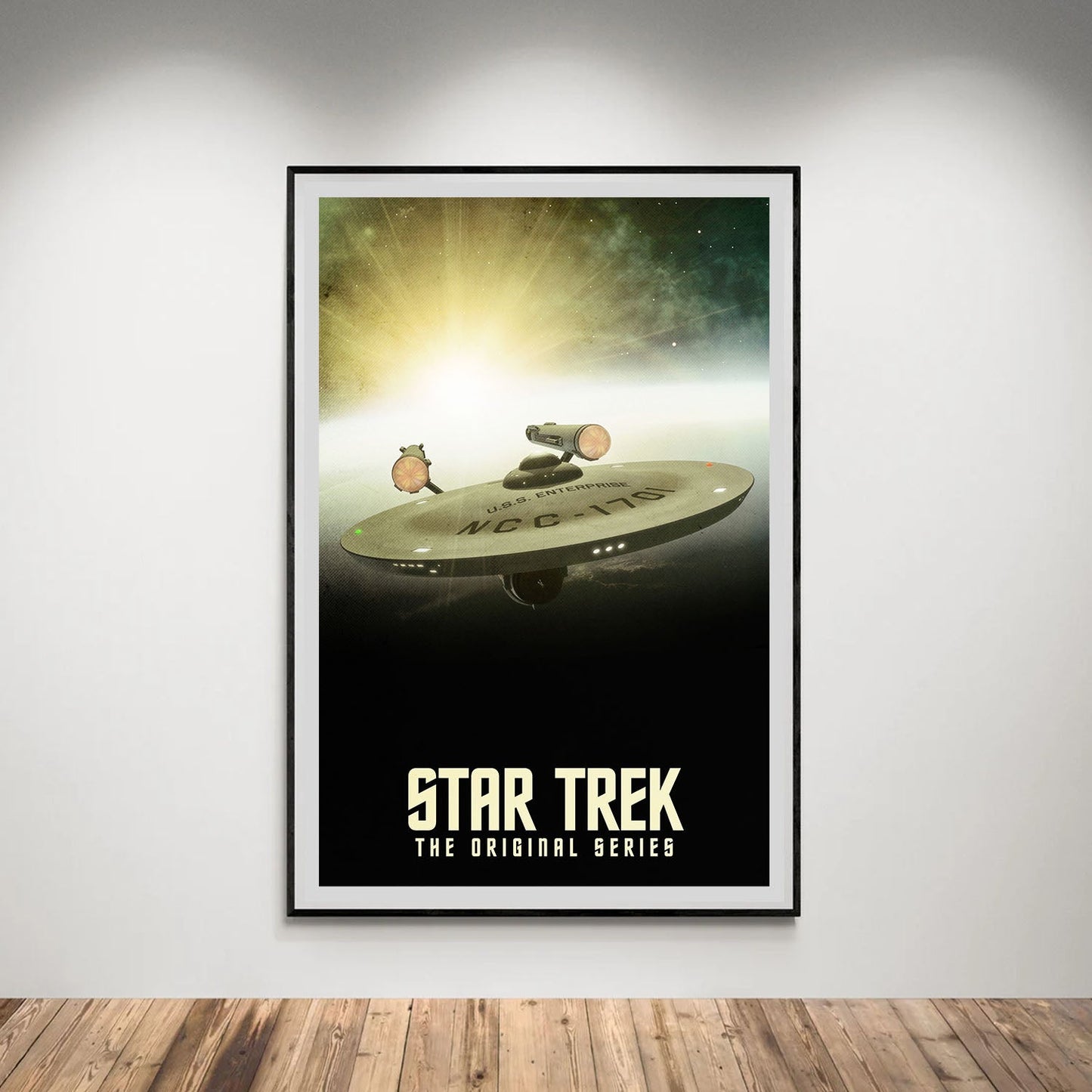 Flex Designs Poster Star Trek Key Art 5 x 7" Home Goods - TV Show 1966 TV Show Poster