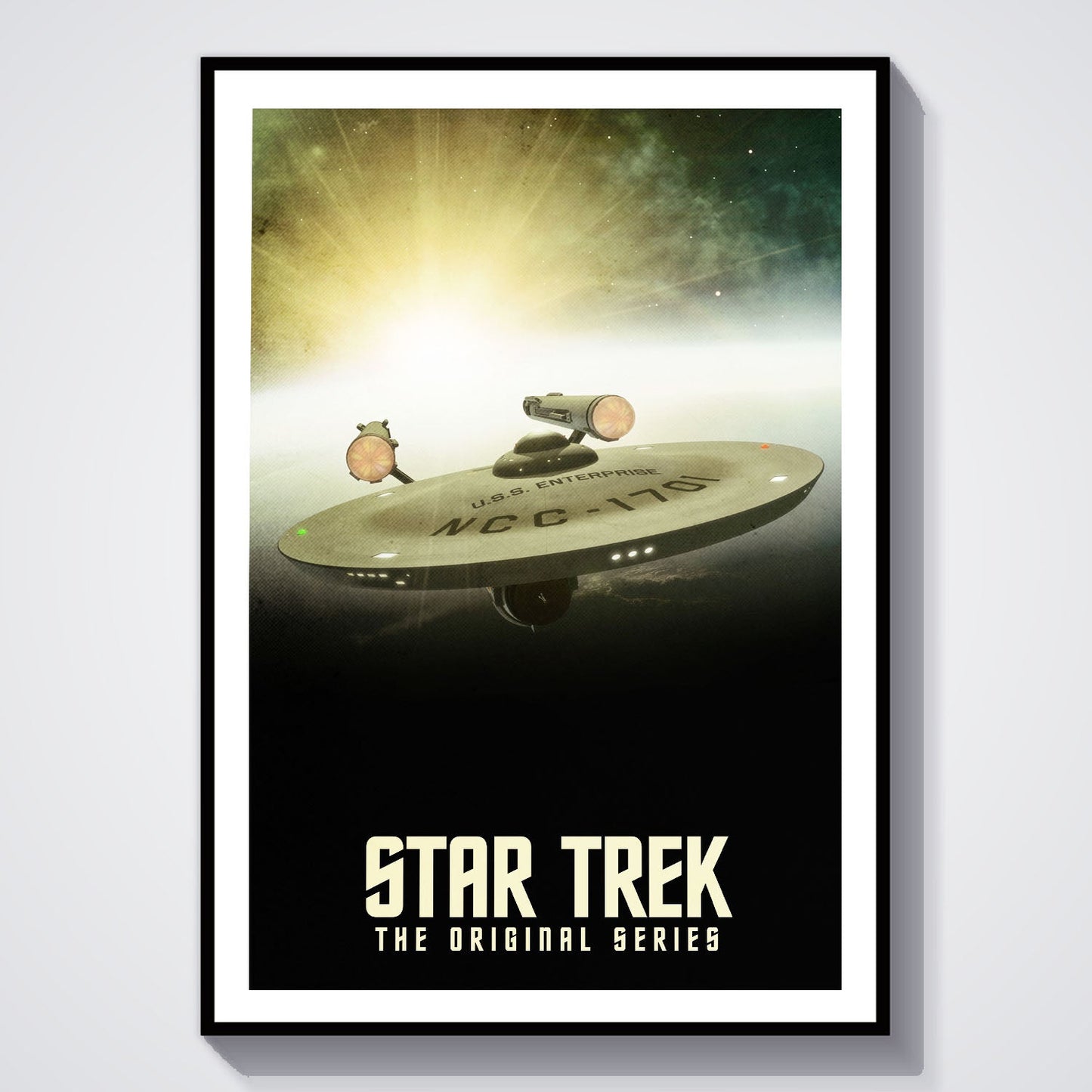 Flex Designs Poster Star Trek Key Art 8 x 10" Home Goods - TV Show 1966 TV Show Poster