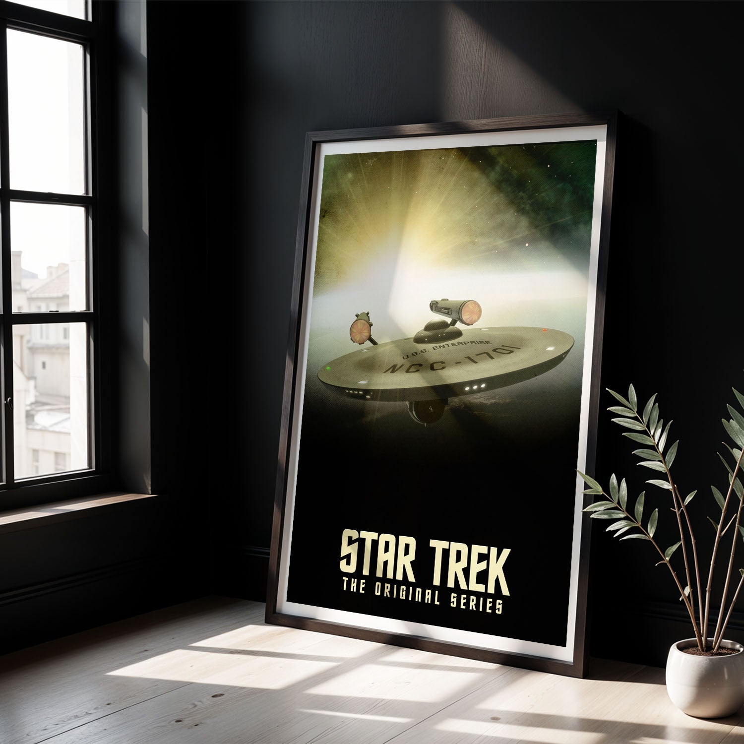 Flex Designs Poster Star Trek Key Art 8 x 10" Home Goods - TV Show 1966 TV Show Poster
