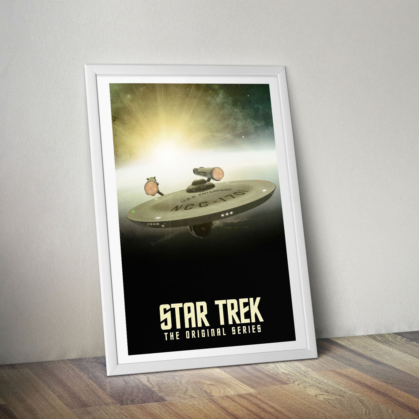 Flex Designs Poster Star Trek Key Art 8 x 10" Home Goods - TV Show 1966 TV Show Poster
