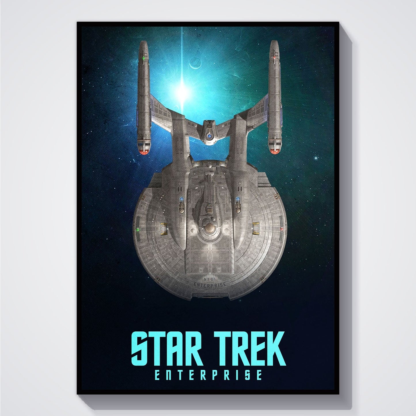 Flex Designs Poster Star Trek Enterprise 5 x 7" Home Goods - TV Show 2001 TV Show Poster