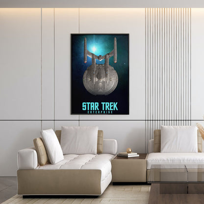 Flex Designs Poster Star Trek Enterprise 5 x 7" Home Goods - TV Show 2001 TV Show Poster
