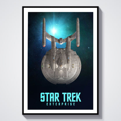 Flex Designs Poster Star Trek Enterprise 8 x 10" Home Goods - TV Show 2001 TV Show Poster