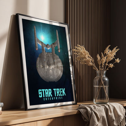 Flex Designs Poster Star Trek Enterprise 8 x 10" Home Goods - TV Show 2001 TV Show Poster