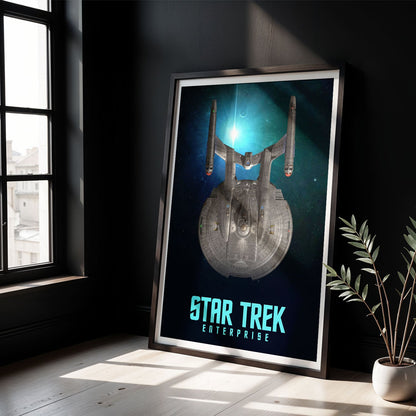 Flex Designs Poster Star Trek Enterprise 8 x 10" Home Goods - TV Show 2001 TV Show Poster