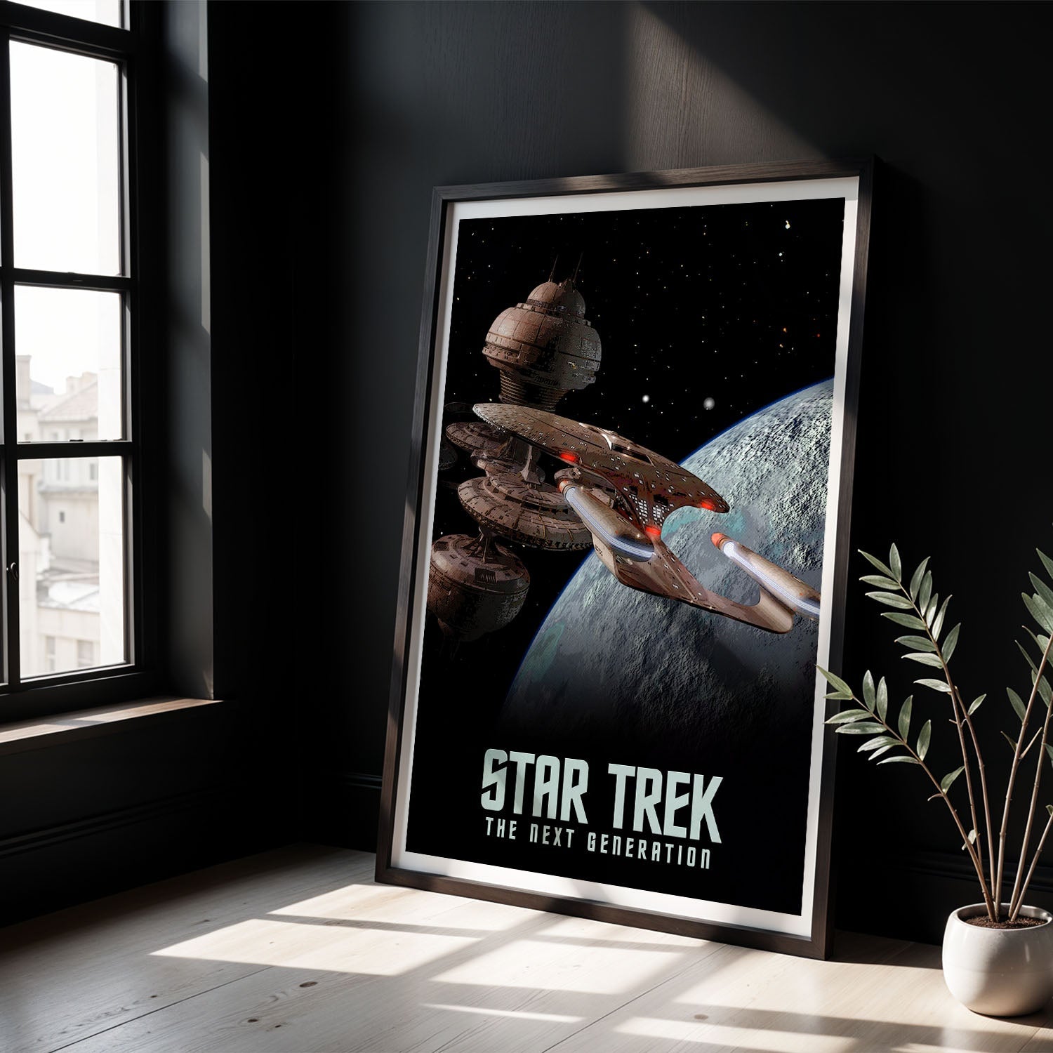 Flex Designs Poster Star Trek The Next Generation 8 x 10" Home Goods - TV Show 1987 TV Show Poster
