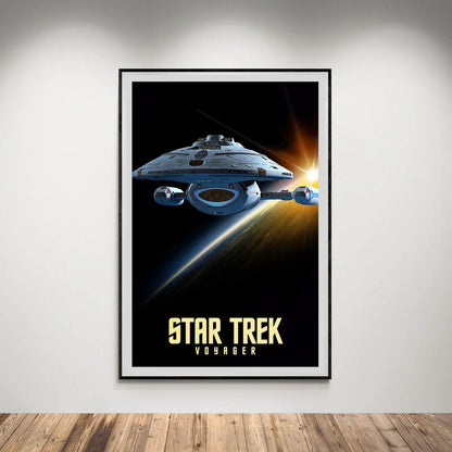 Flex Designs Poster Star Trek Voyager 5 x 7" Home Goods - TV Show 1995 TV Show Poster