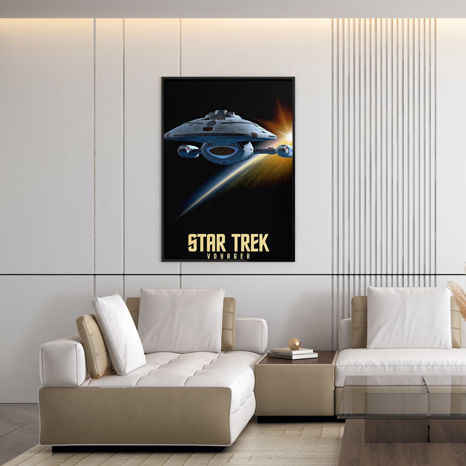 Flex Designs Poster Star Trek Voyager 5 x 7" Home Goods - TV Show 1995 TV Show Poster