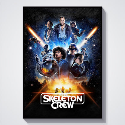 Flex Designs Poster Star Wars Skeleton Crew 5 x 7" Home Goods - TV Show 2025 TV Show Poster