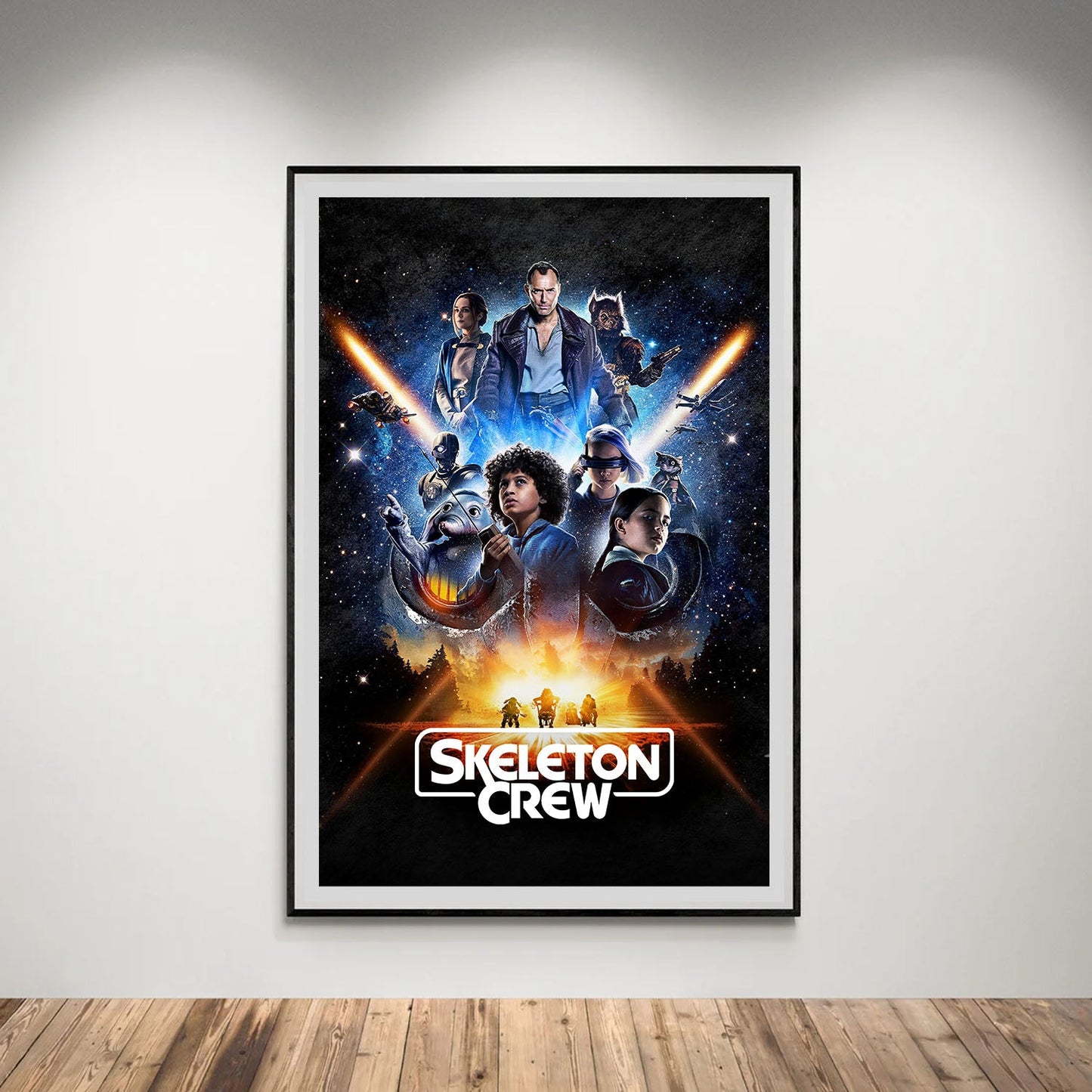 Flex Designs Poster Star Wars Skeleton Crew 5 x 7" Home Goods - TV Show 2025 TV Show Poster