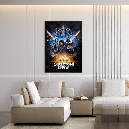 Flex Designs Poster Star Wars Skeleton Crew 5 x 7" Home Goods - TV Show 2025 TV Show Poster