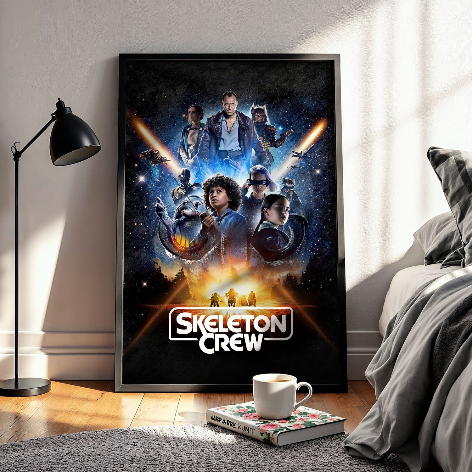 Flex Designs Poster Star Wars Skeleton Crew 5 x 7" Home Goods - TV Show 2025 TV Show Poster