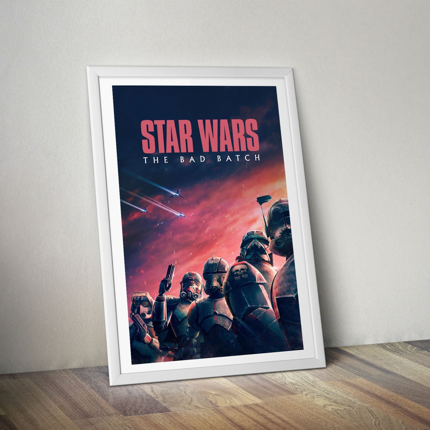 Flex Designs Poster Star Wars The Bad Batch 8 x 10" Home Goods - TV Show 2021 TV Show Poster