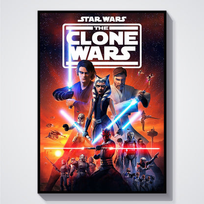Flex Designs Poster Star Wars The Clone Wars Cartoon 5 x 7" Home Goods - TV Show 2008 TV Show Poster