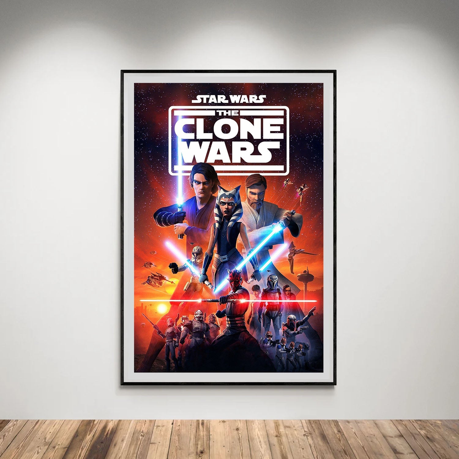 Flex Designs Poster Star Wars The Clone Wars Cartoon 5 x 7" Home Goods - TV Show 2008 TV Show Poster