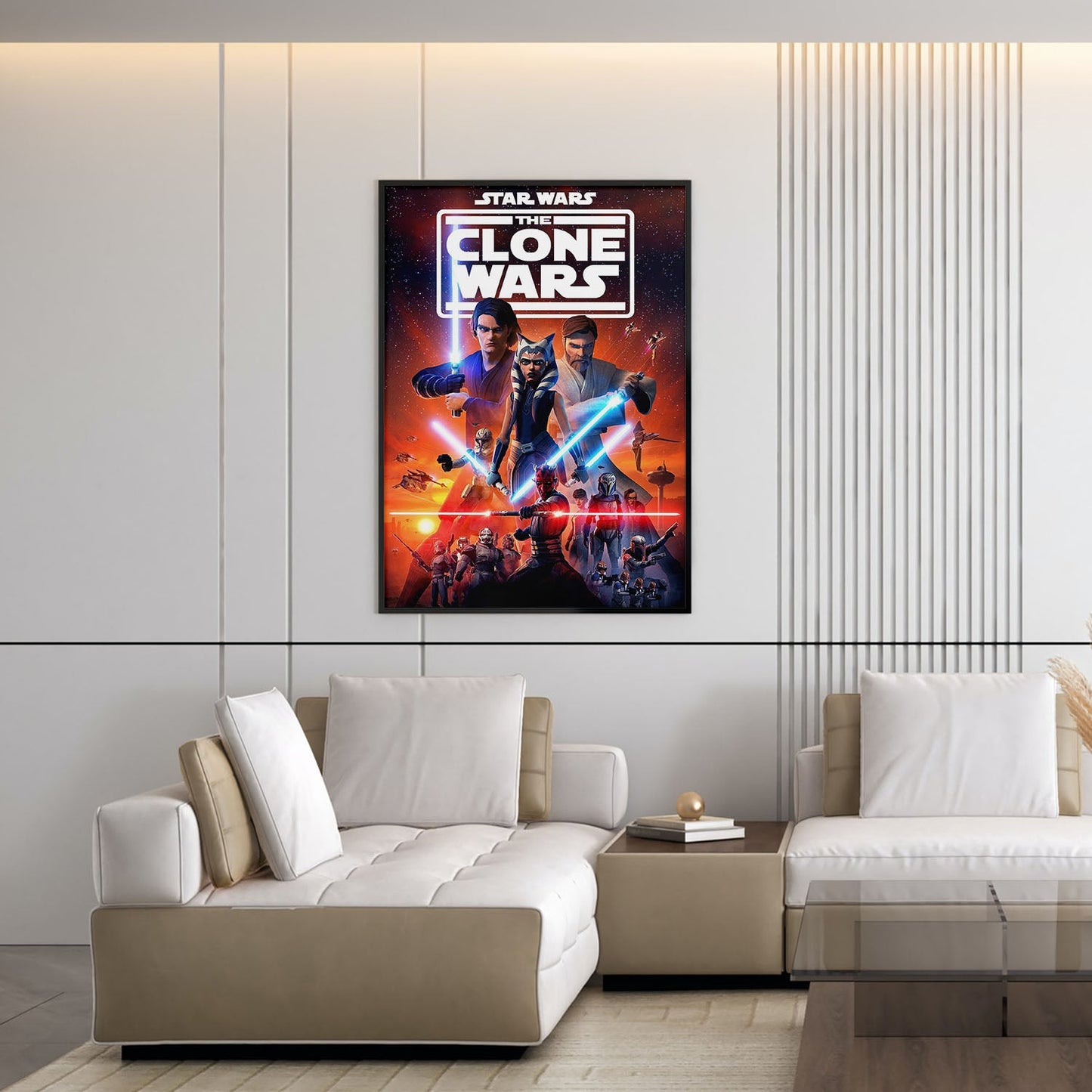 Flex Designs Poster Star Wars The Clone Wars Cartoon 5 x 7" Home Goods - TV Show 2008 TV Show Poster