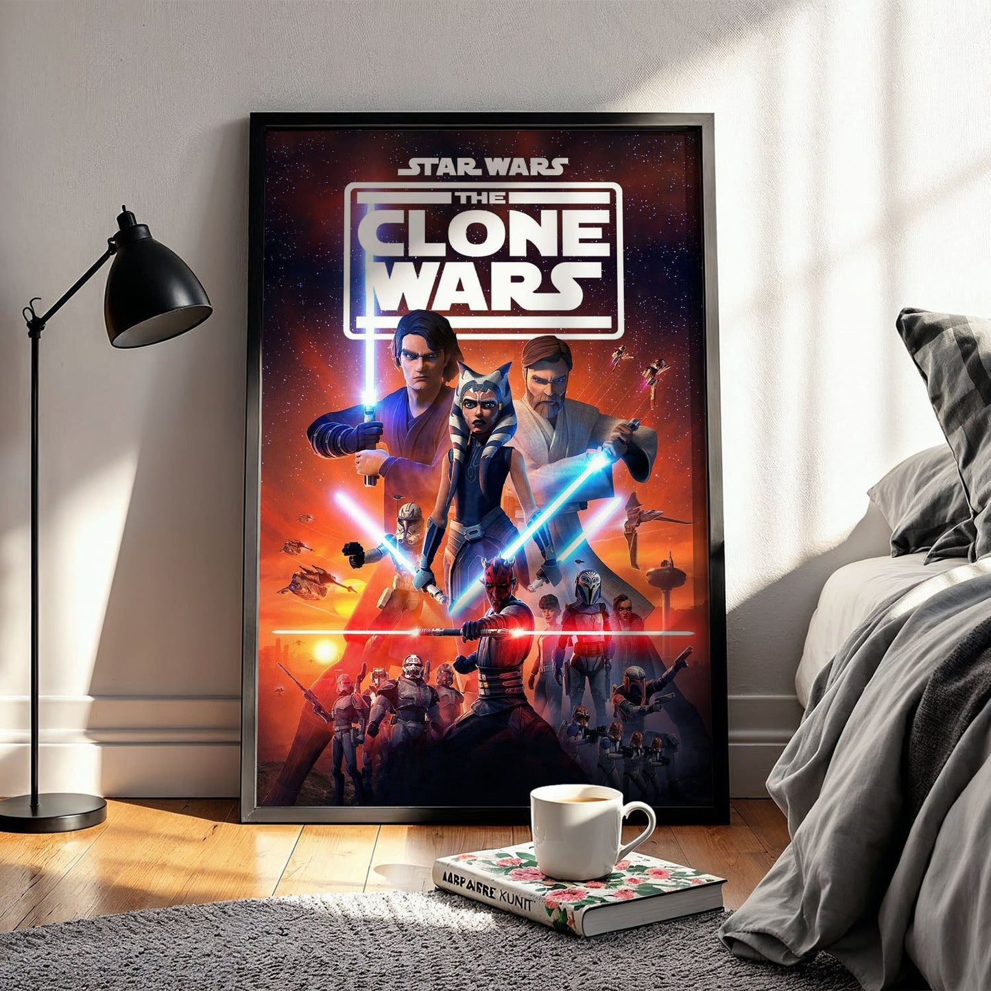 Flex Designs Poster Star Wars The Clone Wars Cartoon 5 x 7" Home Goods - TV Show 2008 TV Show Poster