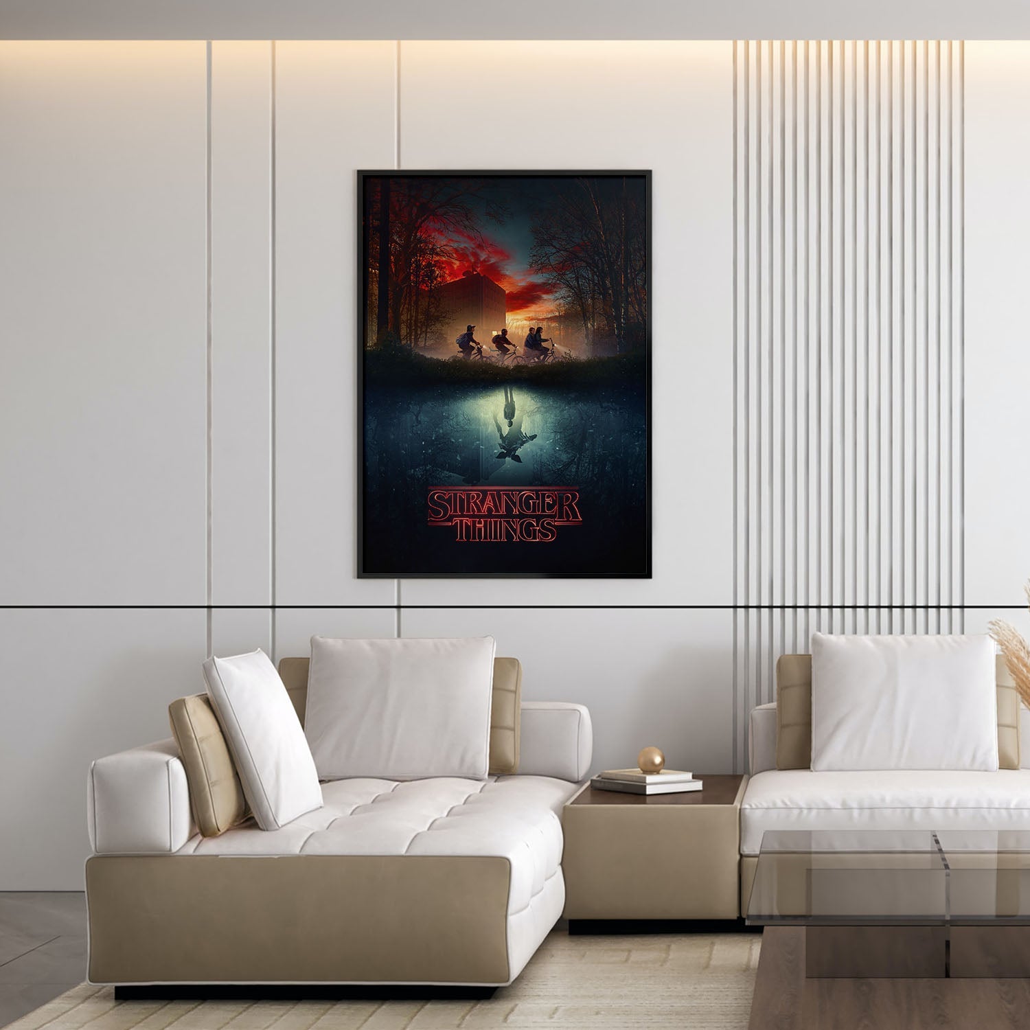 Flex Designs Poster Stranger Things Key Visual 5 x 7" Home Goods - TV Show 2016 TV Show Poster