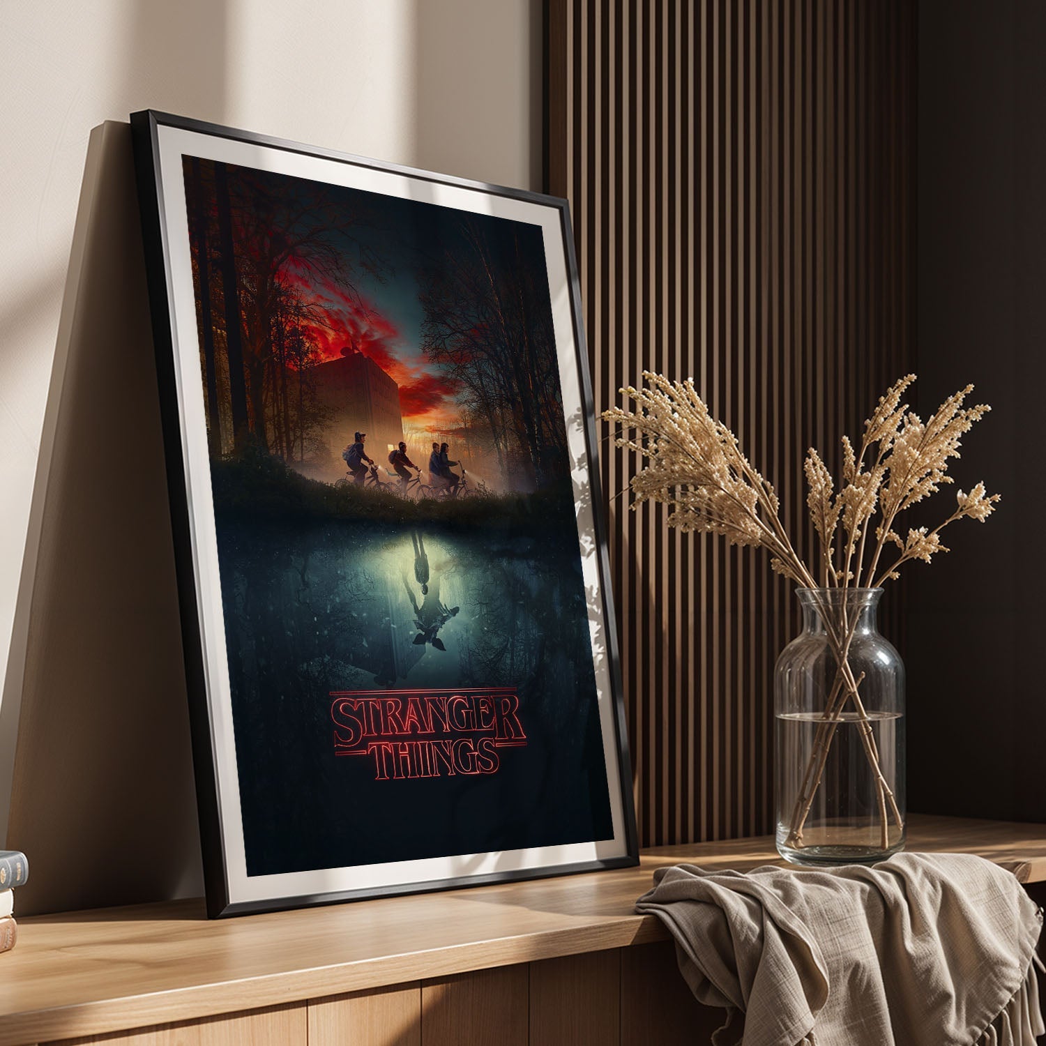 Flex Designs Poster Stranger Things Key Visual 8 x 10" Home Goods - TV Show 2016 TV Show Poster