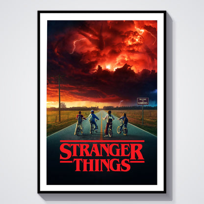 Flex Designs Poster Stranger Things Theatrical 8 x 10" Home Goods - TV Show 2016 TV Show Poster