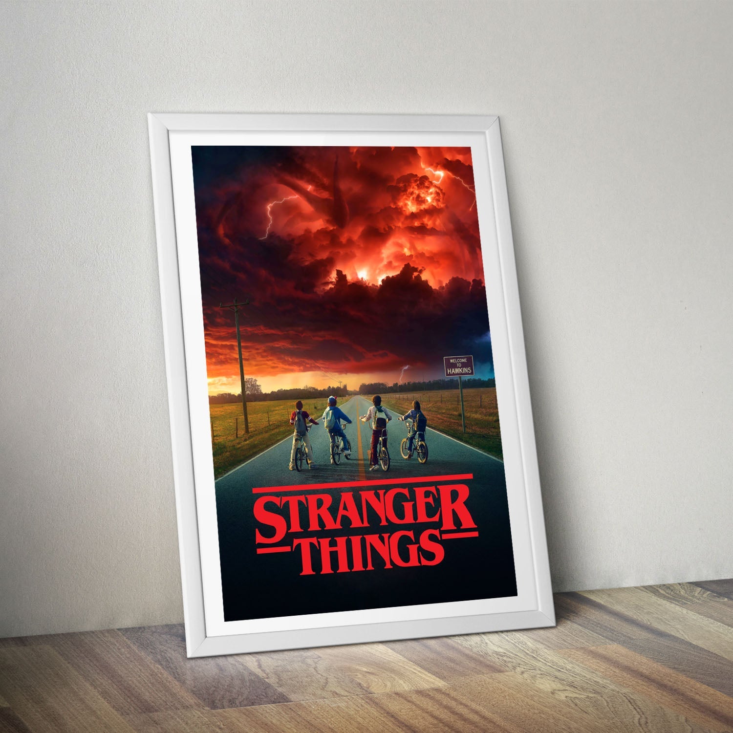Flex Designs Poster Stranger Things Theatrical 8 x 10" Home Goods - TV Show 2016 TV Show Poster