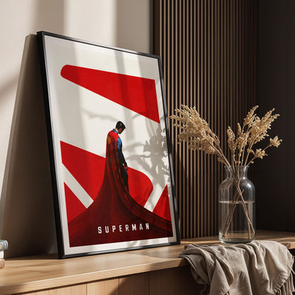 Flex Designs Poster Superman Cape Cartoon 8 x 10" Home Goods - TV Show 2025 TV Show Poster