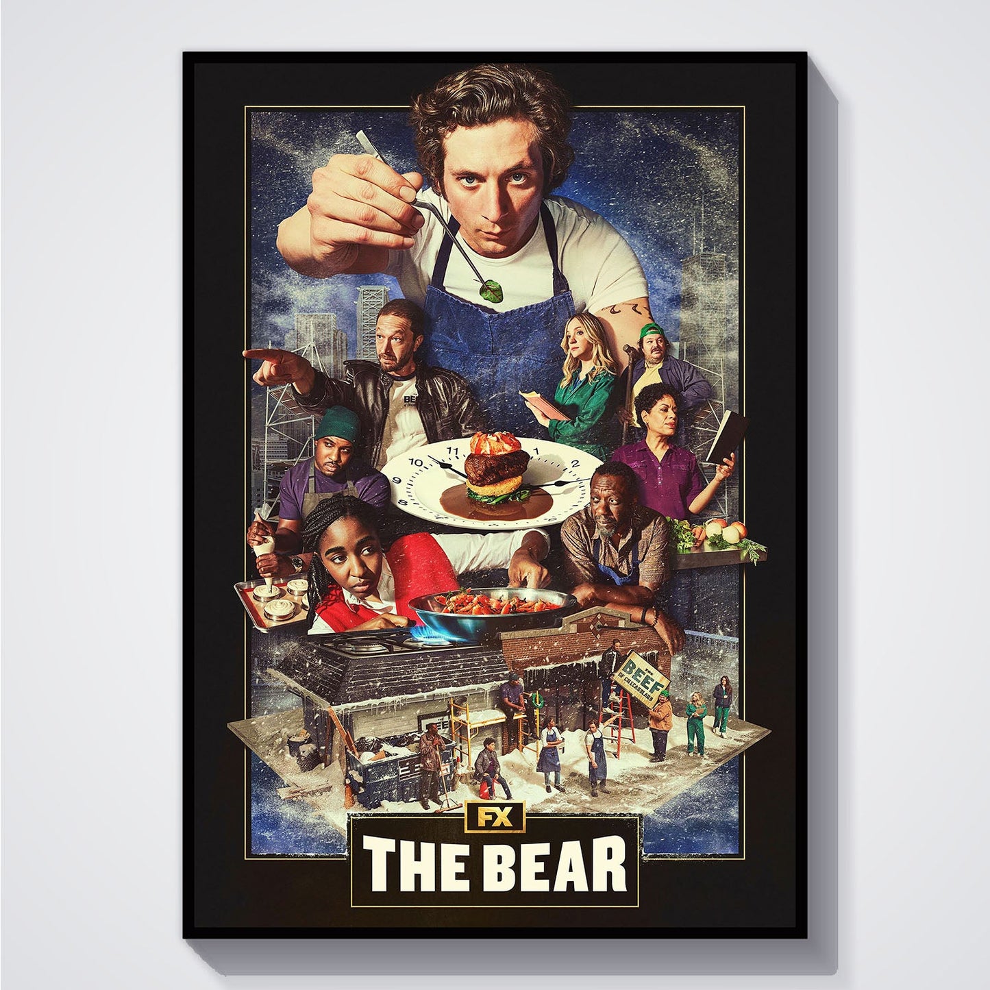 Flex Designs Poster The Bear Key Art 5 x 7" Home Goods - TV Show 2022 TV Show Poster